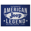Jeep American Legend Oversized Metal Sign (31” x 41")